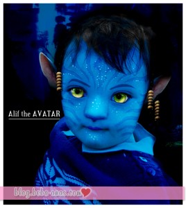 Alif as Na'vi Baby
