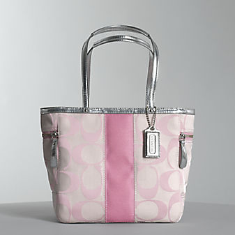 coach pink handbag