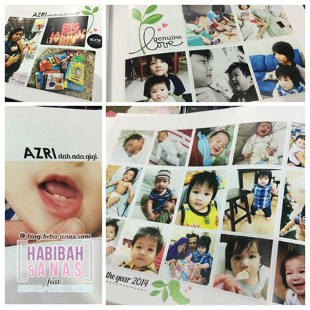 baby's first year photobook -