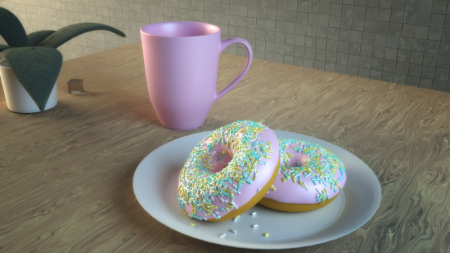 3d modeling - donut